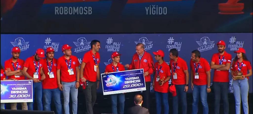 Takımımız, TEKNOFEST'te Birinci Oldu 